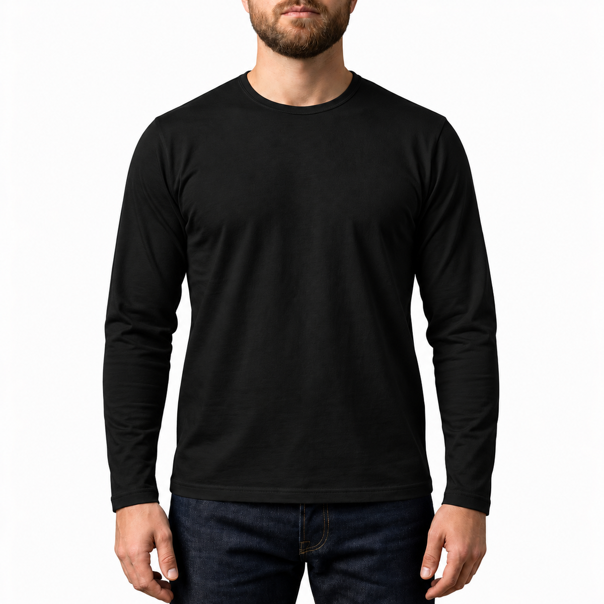 Flex-Cotton Crew Neck