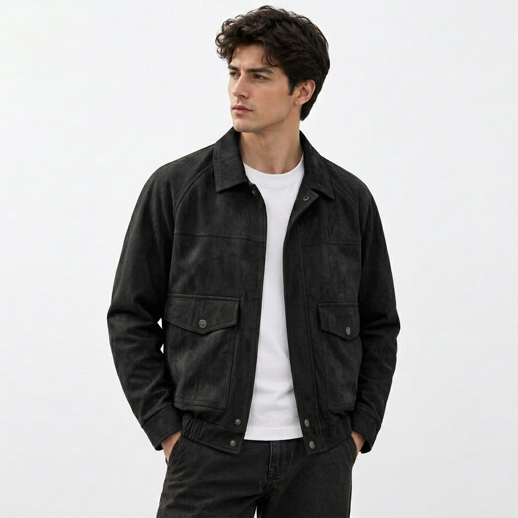 Structured Leather Jacket