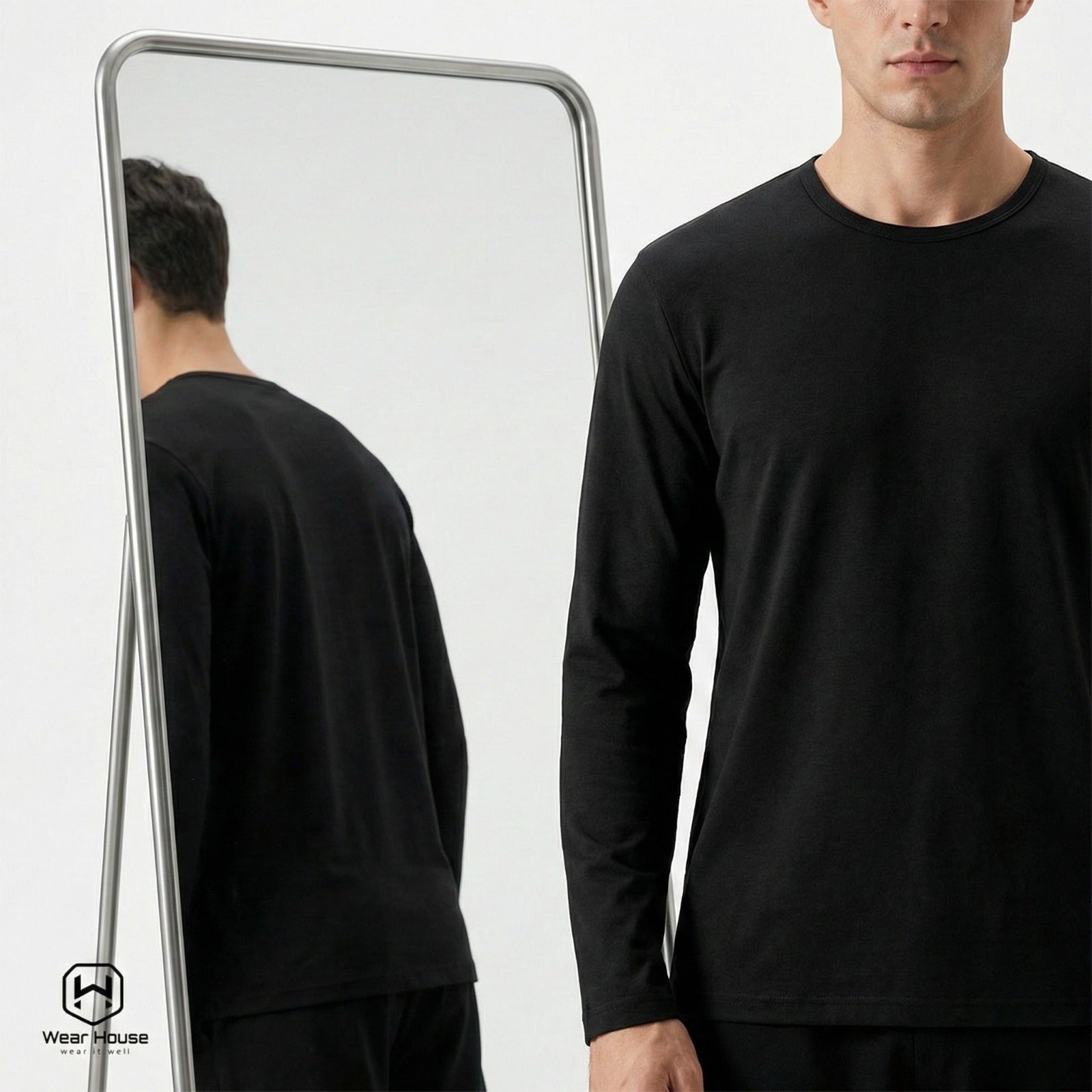 Flex-Cotton Crew Neck