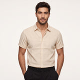 Grid Shirt- half sleeves