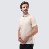 Jacquard polo T-shirt