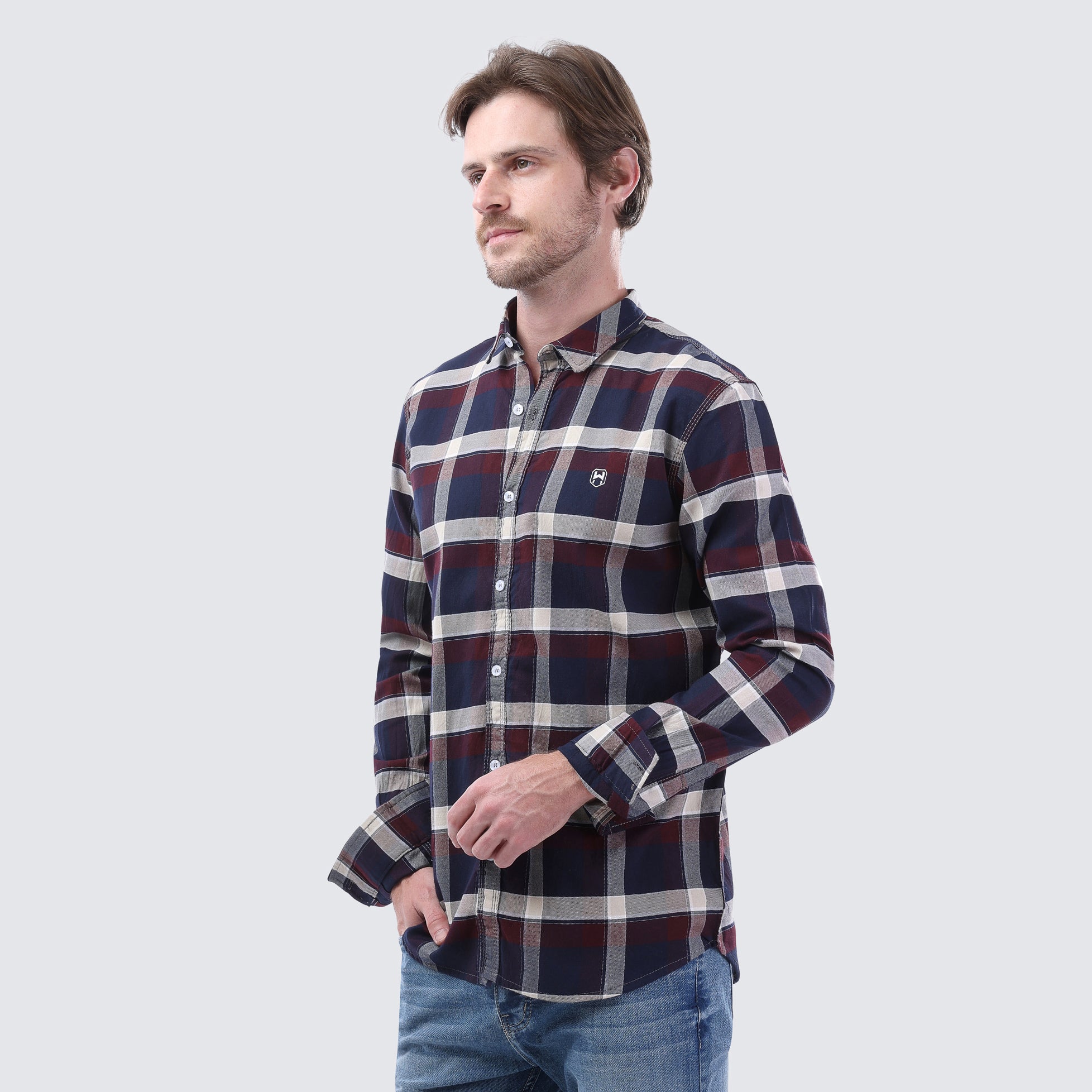 Plaid long sleeve Shirt