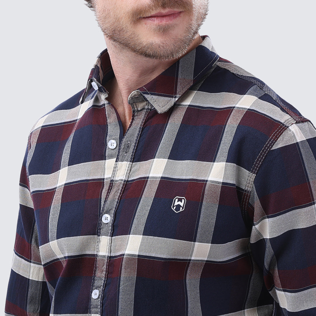 Plaid long sleeve Shirt