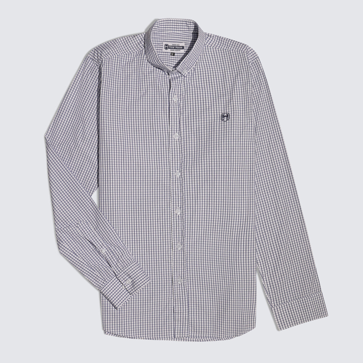Plaid Shirt Mini Square