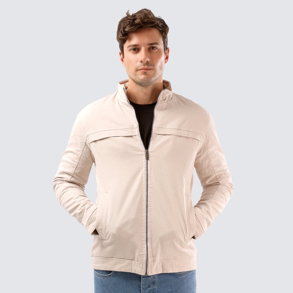 Basic gabardine jacket