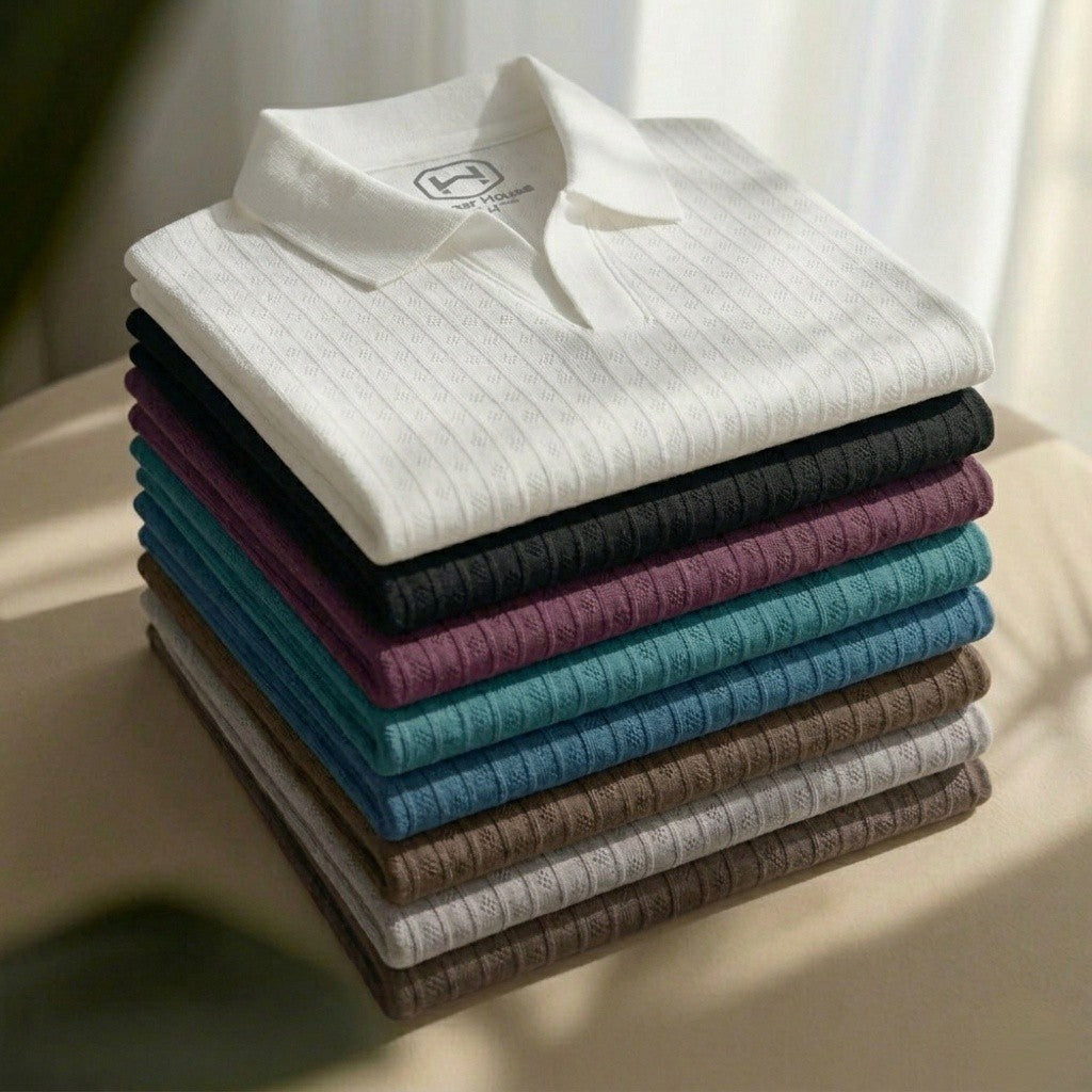 polo ve-neck Striped