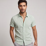 Grid Shirt- half sleeves