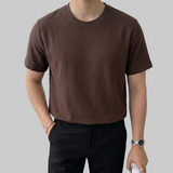 T-shirt Round Jacquard