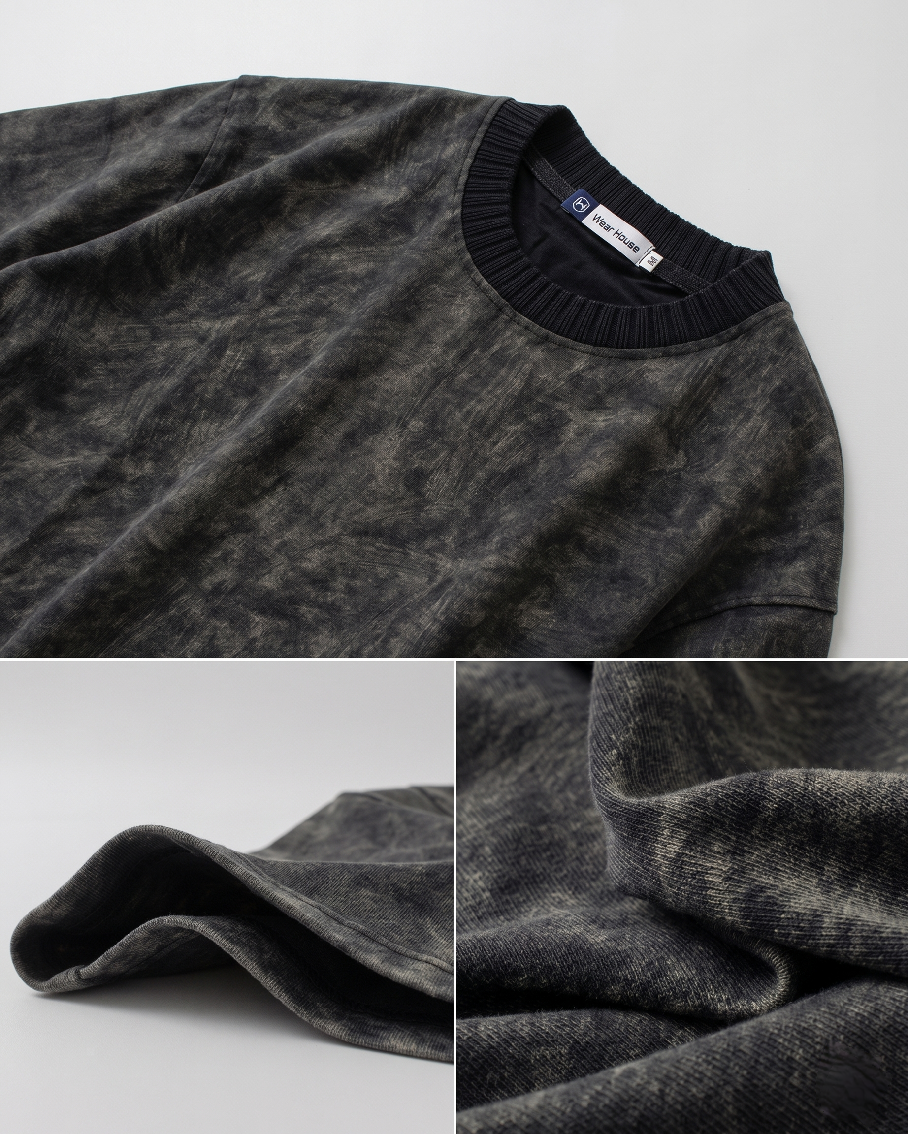 Oversized stone-Tricko neck