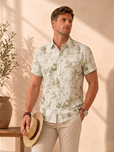 Half sleeve floral shirt