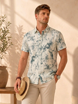 Half sleeve floral shirt