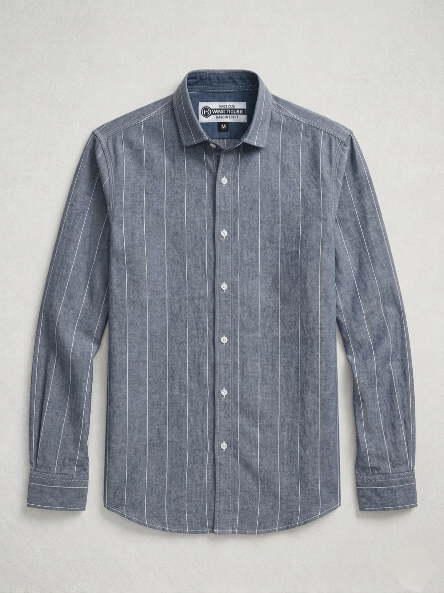 Long sleeves-striped shirt