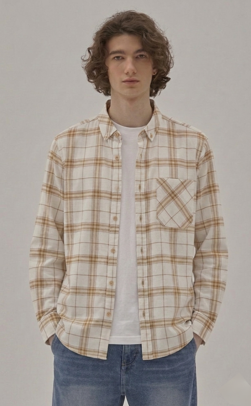 high end casual pocket shirt