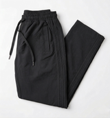 Men's straight-leg pant with side panel