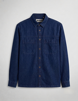 Box fit denim shirt