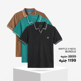 Waffle V-Neck Bundle