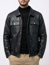 Lacoste leather jacket